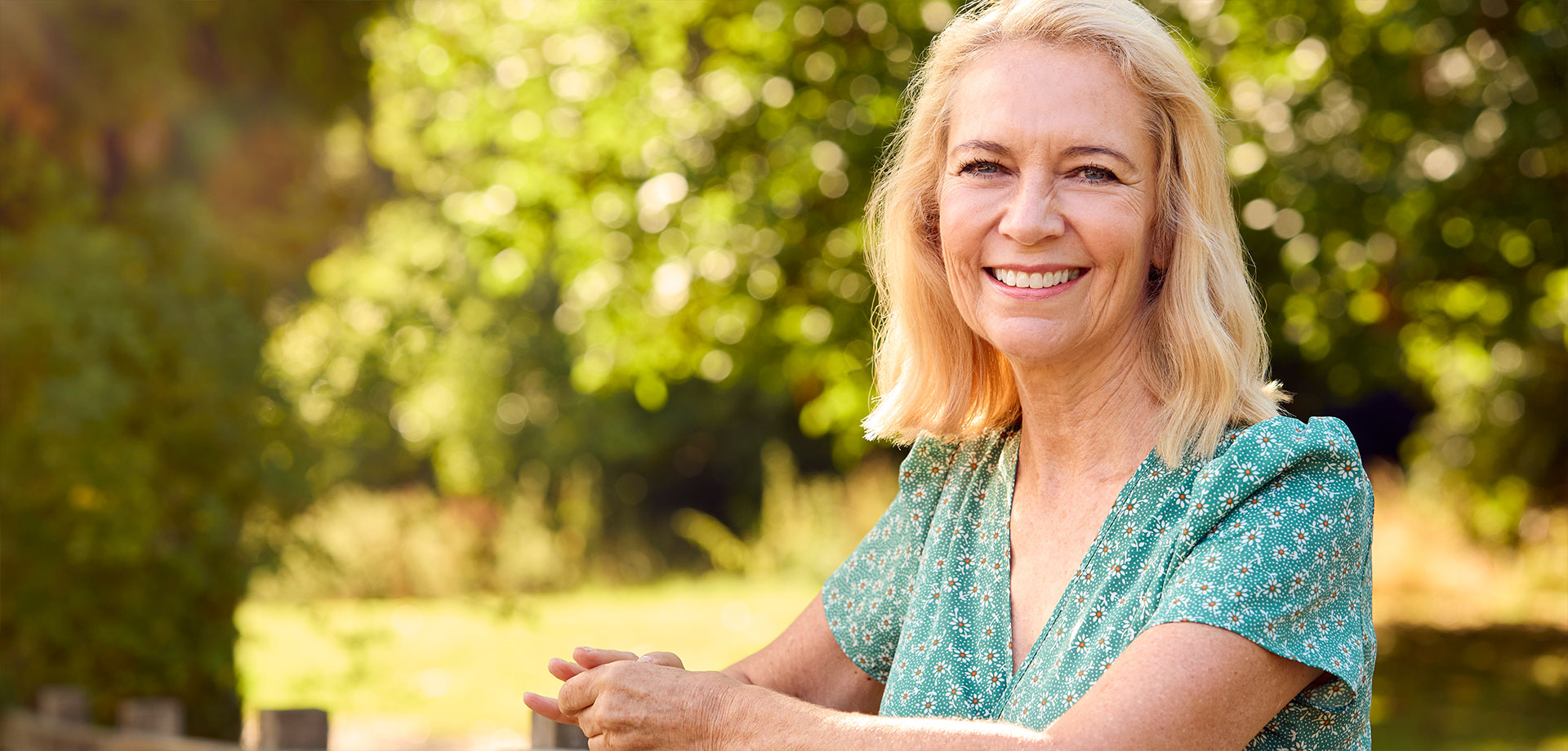 Confident midlife woman representing personalized menopause care in Columbia Tennessee